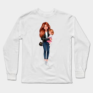 Mother with doughter Long Sleeve T-Shirt